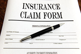Photo of an insurance form
